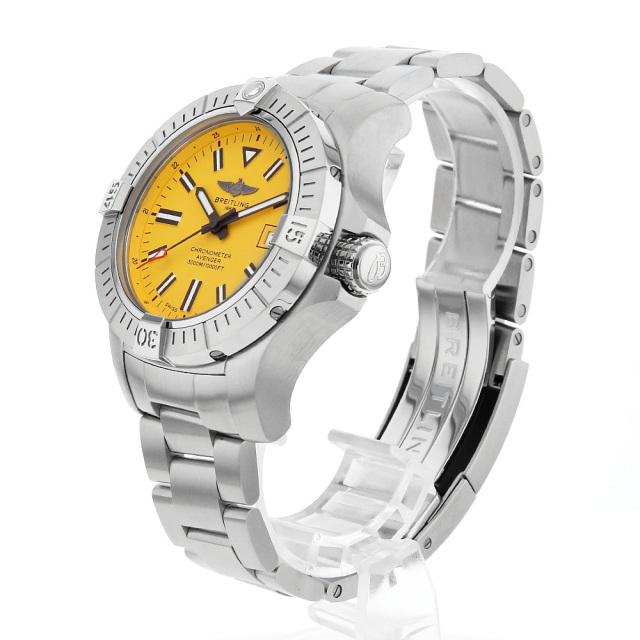 ブライトリング BREITLING 純正 Dバックル 尾錠幅18mm イエロー  