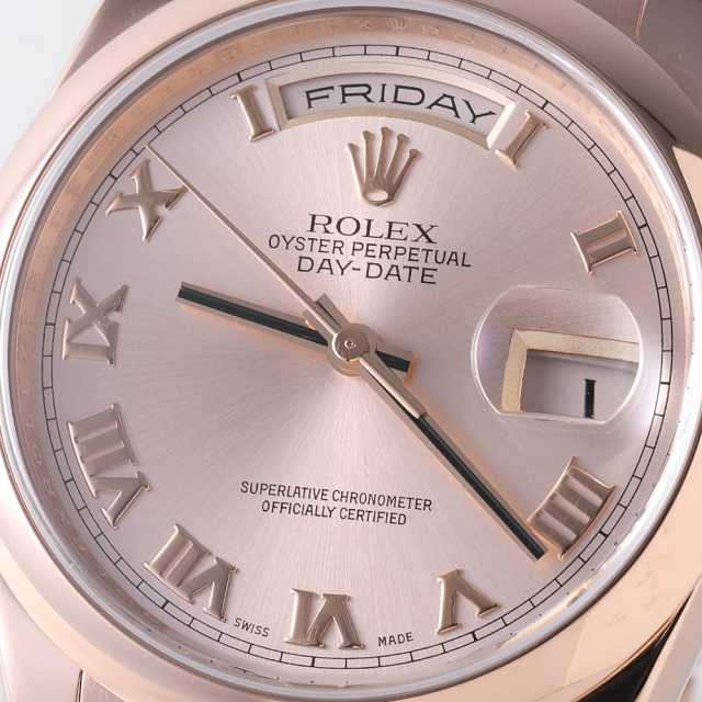 ROLEX 高級レザー製　ロレックス　デイデイトオイスター用ボックス 118205 ブラック/ローマ P番 ROLEX（ロレックス） デイデイト