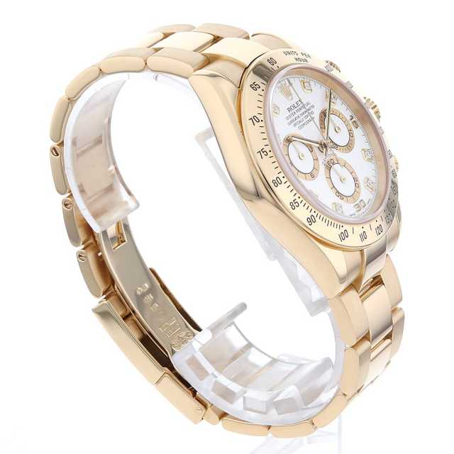 116528G ホワイト ROLEX（ロレックス）コスモグラフ デイトナ 8Pダイヤ