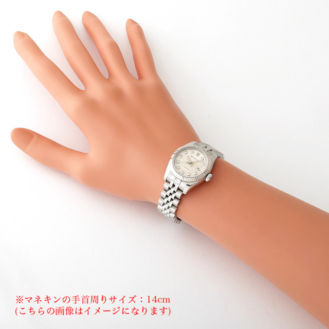 ロレックス デイトジャスト 179174G コマ 179174G シルバー ROLEX（ロレックス）デイトジャスト 10Pダイヤ