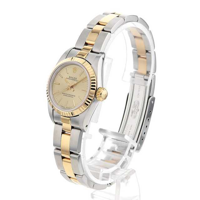 【リユース】ROLEX 腕時計 オイスターパーペチュアル 67193 67193G シャンパン ROLEX（ロレックス）オイスター