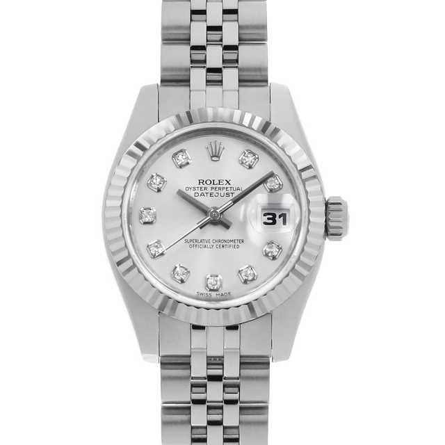 179174G シルバー ROLEX（ロレックス）デイトジャスト 10Pダイヤ 中古  
