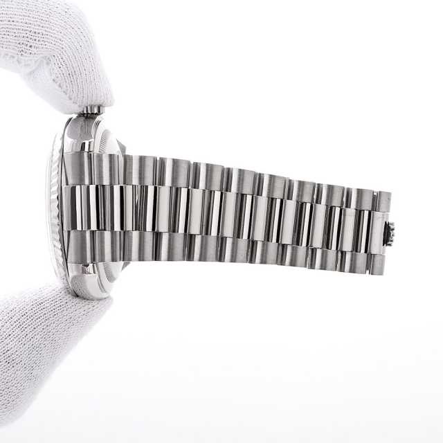 118239A シルバー ROLEX（ロレックス）デイデイト 8Pダイヤ 2P