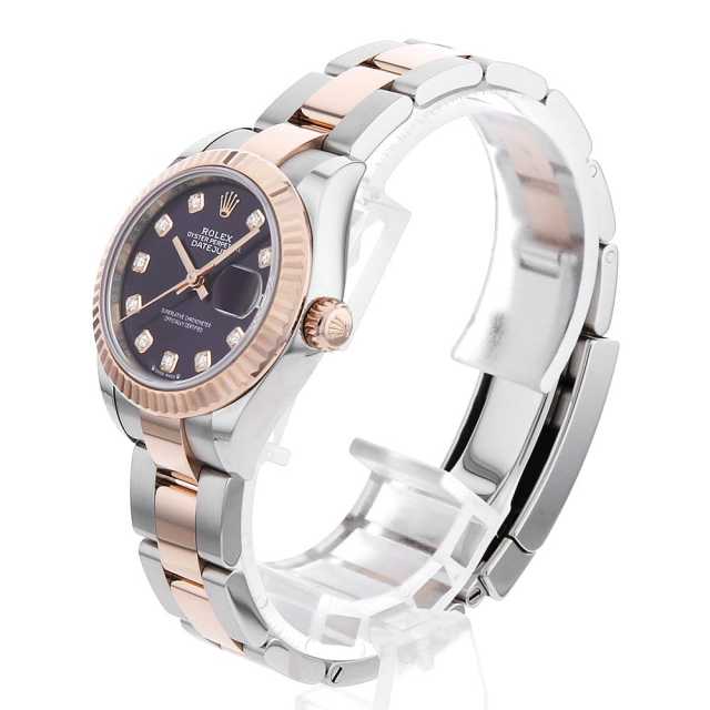 279171G オーベルジーヌ ROLEX（ロレックス）デイトジャスト 10Pダイヤ  
