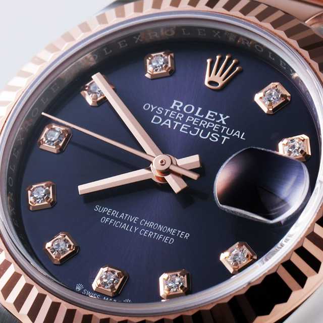 279171G オーベルジーヌ ROLEX（ロレックス）デイトジャスト 10Pダイヤ  