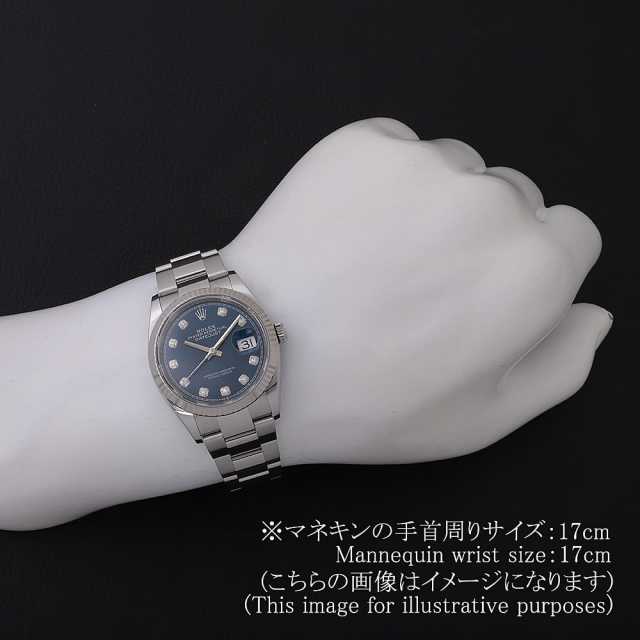126234G ブルー ROLEX（ロレックス）デイトジャスト36 10Pダイヤ