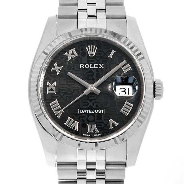 Lowglaさん専用 116234G ブラック ROLEX(ロレックス)デイトジャスト 10Pダイヤ