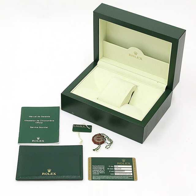 ロレックス　純正ボックス　Sサイズ　中古 ロレックス デイトジャスト 16234 アイボリーコンピュータ メンズ 時計