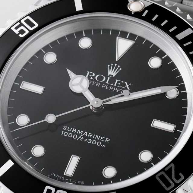 14060 ブラック ROLEX（ロレックス）サブマリーナ ノンデイト 中古