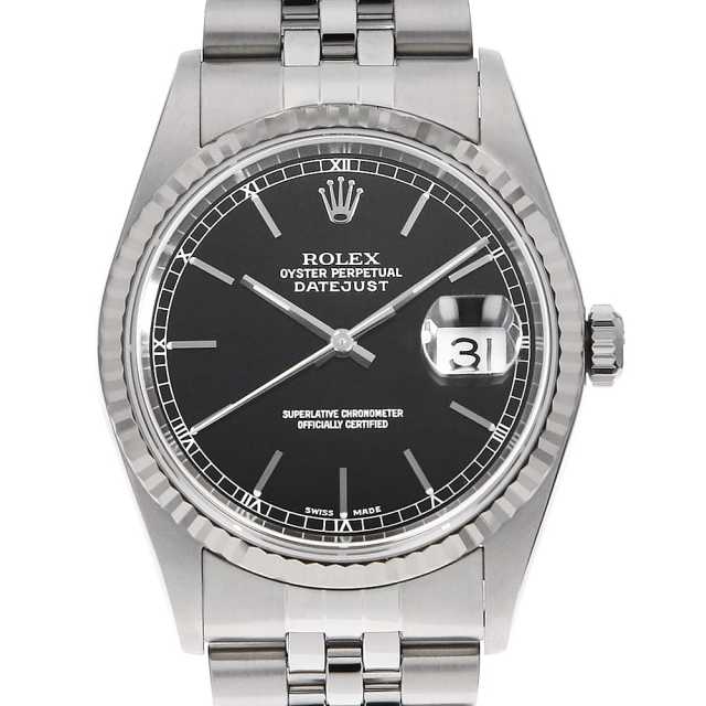 16234 ブラック ROLEX（ロレックス）デイトジャスト 中古 | 東京・大阪