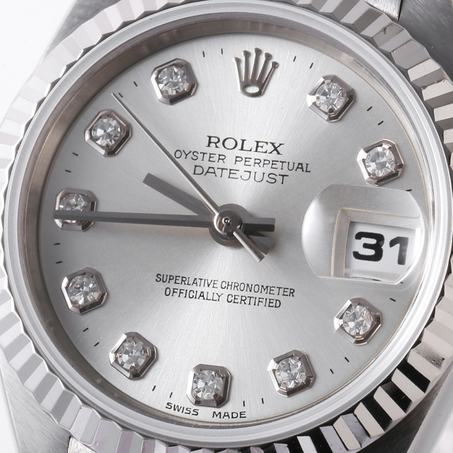 楽天市場】ROLEX ロレックス デイデイト 10Pダイヤ シルバー文字