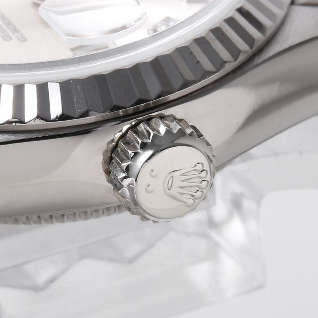 ライオネル親方☆ロレックス☆デイトジャスト10ポイントダイヤ　レディース ロレックスデイトジャスト ベゼルダイヤ/ルビー 10Pダイヤ レディース