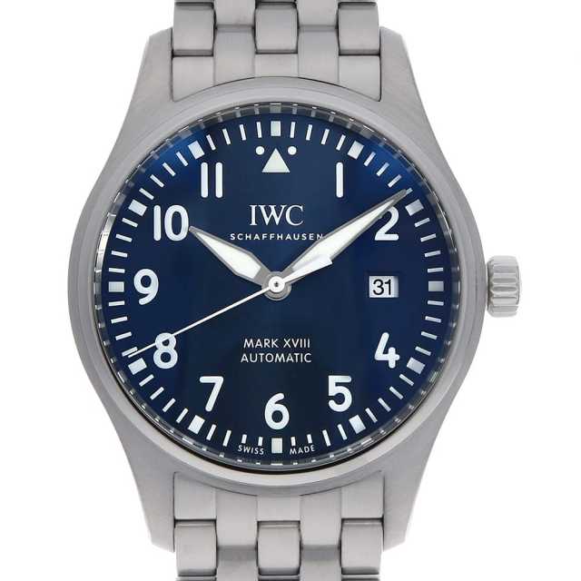IW327016 ブルー IWC パイロットウォッチ マーク18 プティプランス