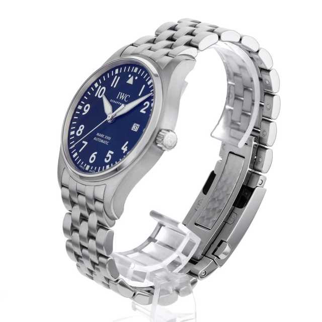 IW327016 ブルー IWC パイロットウォッチ マーク18 プティプランス
