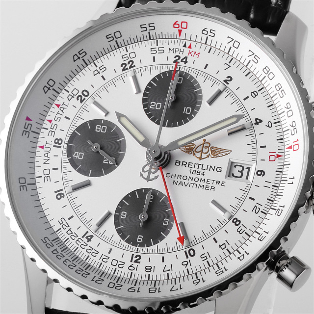 BREITLING Navi timer J244GMTWBA(J24324) Men's Used