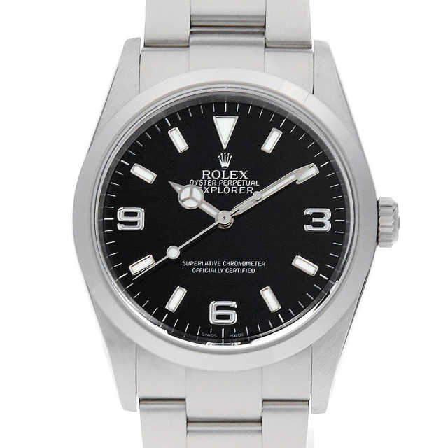114270 ブラック ROLEX（ロレックス）エクスプローラーI 中古 | 東京