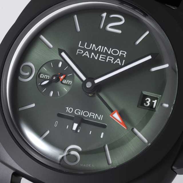 PAM01483 グリーン PANERAI（パネライ）ルミノール ディエチ ジョルニ