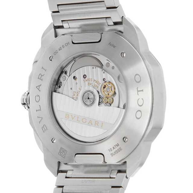 カイル　セット 103829(OC42SCH) ブルー BVLGARI（ブルガリ）ローマ クロノグラフ 中古