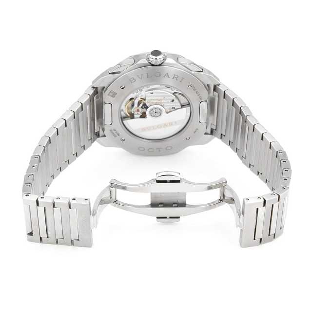 103829(OC42SCH) ブルー BVLGARI（ブルガリ）ローマ クロノグラフ 中古