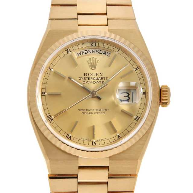 19018 シャンパン ROLEX（ロレックス）オイスタークォーツ デイデイト
