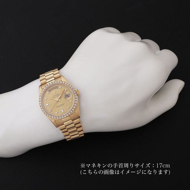 ❇️美品です！ロレックス デイデイト 18348A YG AT シャンパン文字盤