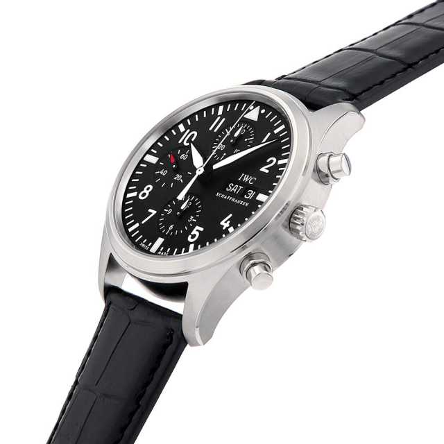 IW371701 ブラック IWC パイロットウォッチクロノグラフ 中古 | 東京 