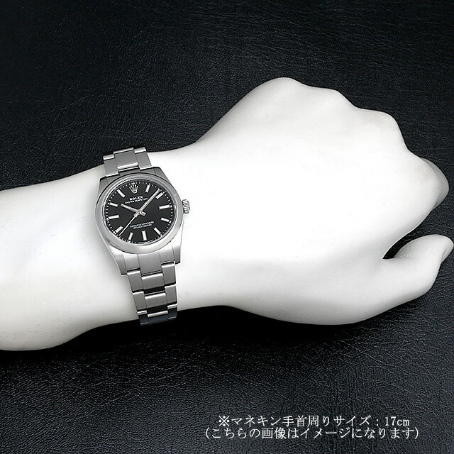 124200 ブラック ROLEX（ロレックス）オイスターパーペチュアル 未使用  