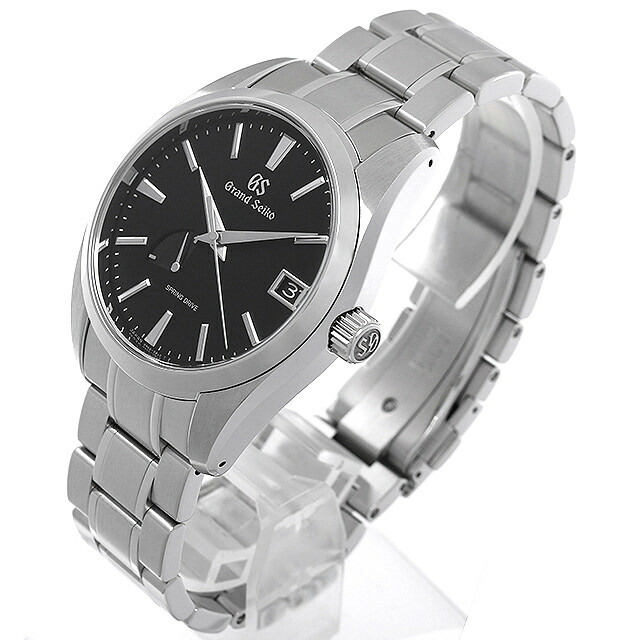 【ほぼ未使用】グランドセイコー ヘリテージ スプリングドライブ SBGA203 SBGA203 ブラック Grand Seiko（グランドセイコー）ヘリテージ