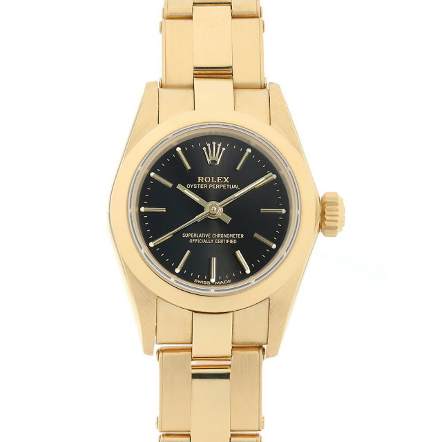 ROLEX ロレックス/オイスター・パーペチュアル・ブラック/D番/15200  