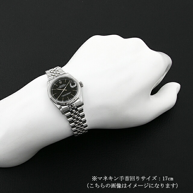 ロレックス (ROLEX) 純正BOX一式 デイトジャスト 68274 ブラック ROLEX（ロレックス）デイトジャスト 中古 | 東京