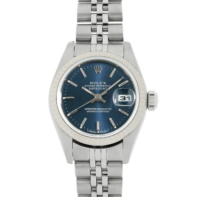 69174 ブルー ROLEX（ロレックス）デイトジャスト 中古 | 東京・大阪の  