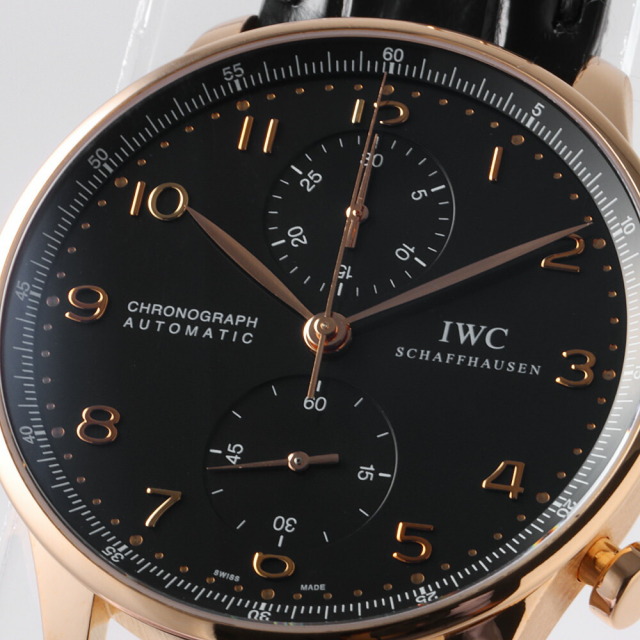 インターナショナルウォッチカンパニー IWC ポルトギーゼ クロノグラフ IW371415 PG 自動巻き メンズ 腕時計