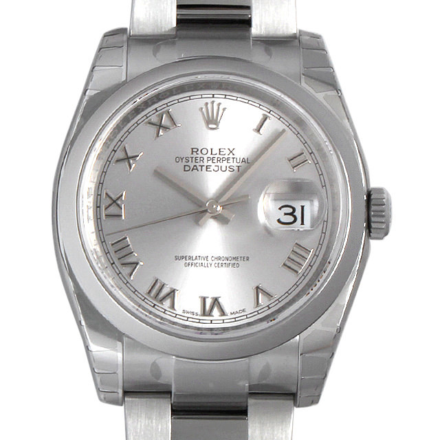 最高級 ROLEX（ロレックス） 116200 デイトジャスト 新品 グレー/ローマ 本体