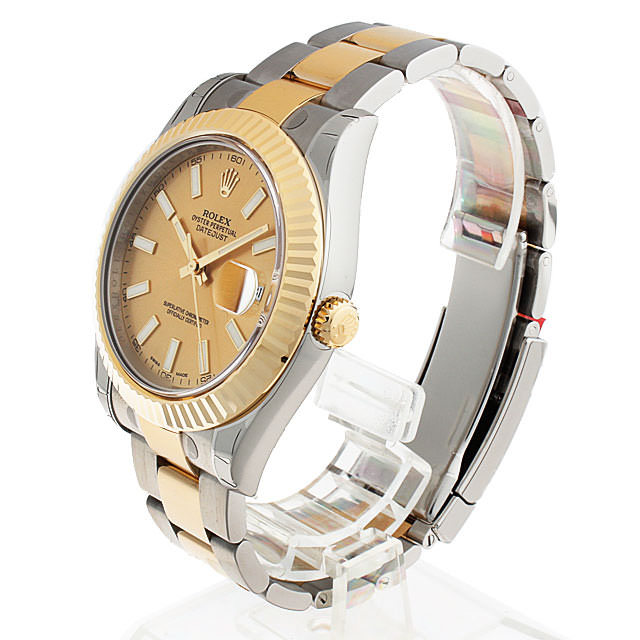 ロレックス　18k イエローゴールド　デイトジャスト　2コマ NOOB V12ロレックスGMTマスター Ⅱ40mm 116713コンビイエロー