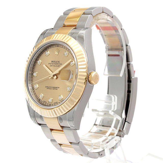 116333G ロレックス(ROLEX) デイトジャストII 10Pダイヤ