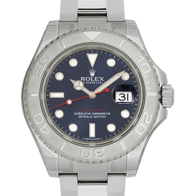 116622 ブルー ロレックス(ROLEX) ヨットマスター ロレジウム ブルー
