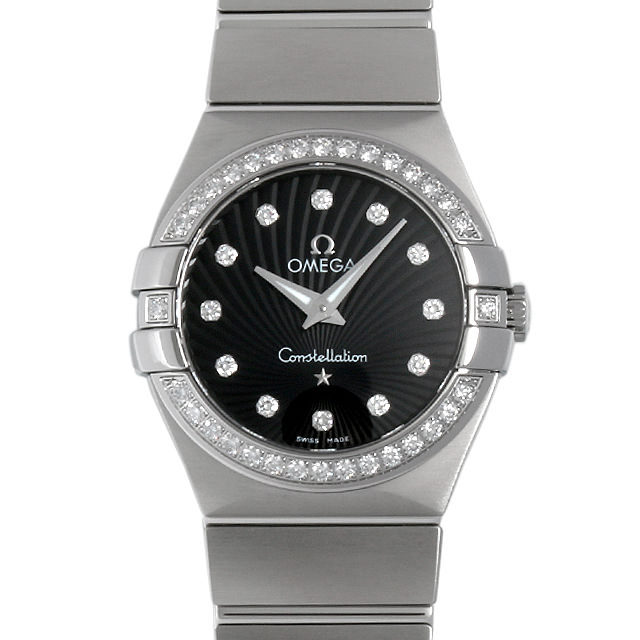 コンステレーション ブラッシュ クォーツ ベゼルダイヤ 123.15.27.60.51.001 メイン画像