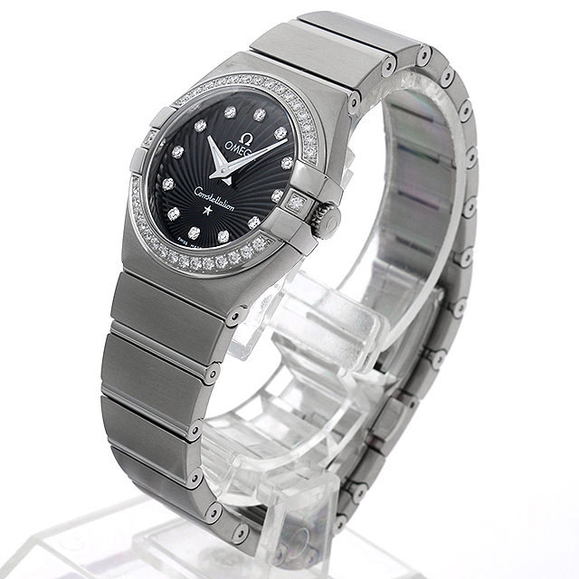 コンステレーション ブラッシュ クォーツ ベゼルダイヤ 123.15.27.60.51.001 サブ画像１