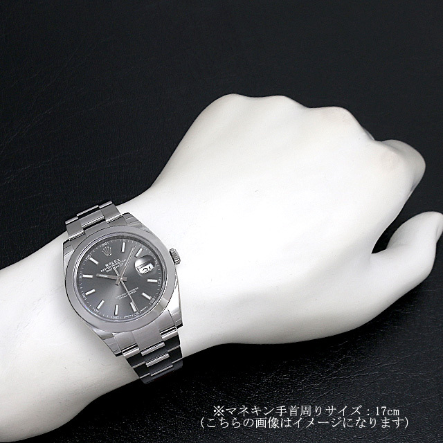 126300 ROLEX（ロレックス） デイトジャスト41 スレート(グレー