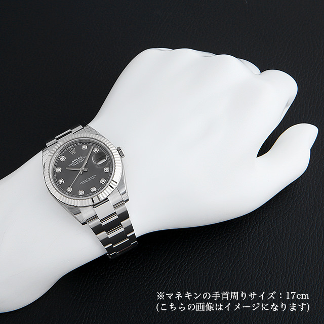 デイトジャスト41 10Pダイヤ オイスターブレス 126334G サブ画像３