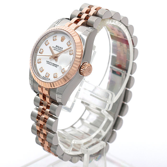 179171G ロレックス(ROLEX) デイトジャスト 10Pダイヤ ホワイト 新品