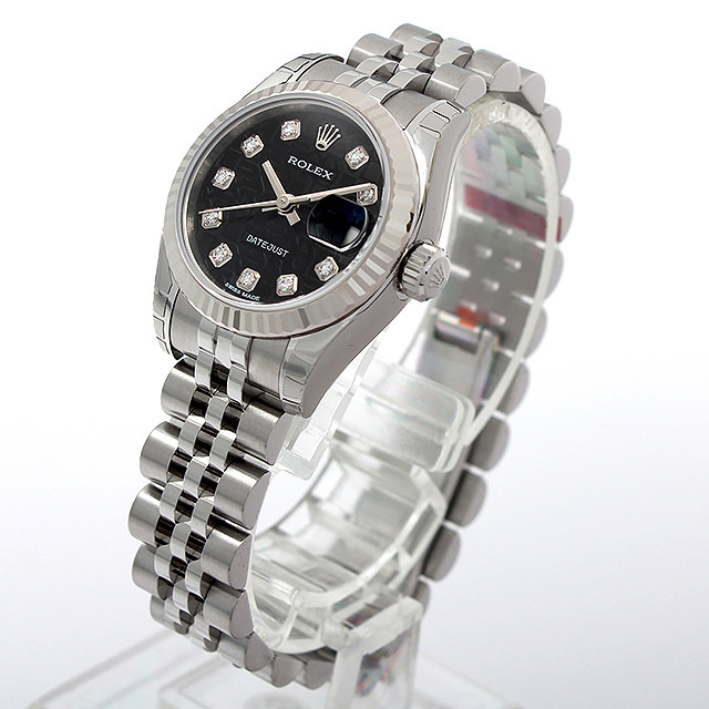 179174G ロレックス(ROLEX) デイトジャスト ブラック彫り