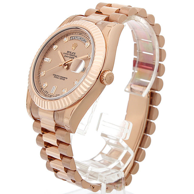 218235A ロレックス(ROLEX) デイデイトII ピンク/10Pダイヤ 新品