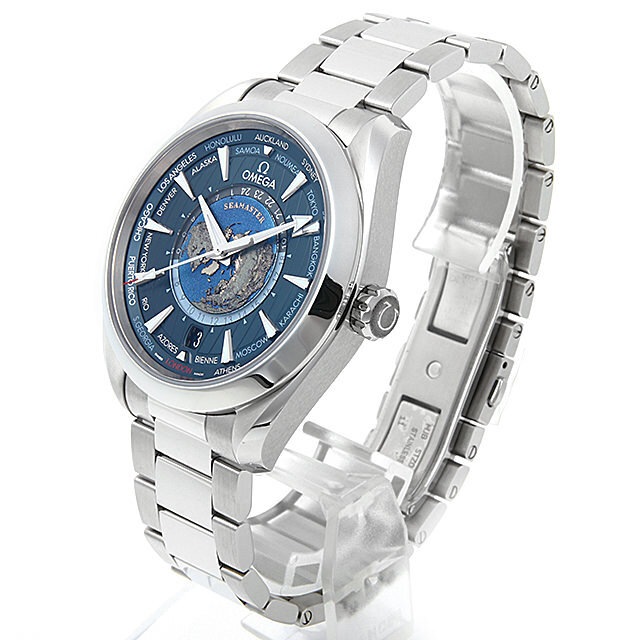 シーマスター アクアテラ 150M コーアクシャル マスタークロノメーター GMT ワールドタイマー 43MM 220.10.43.22.03.001 サブ画像１