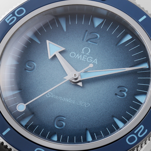 234.30.41.21.03.002 ブルー OMEGA（オメガ）シーマスター300 新品  
