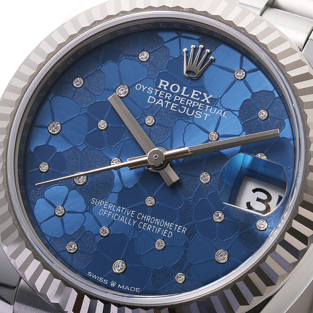 278274 アズーロブルーフローラルモチーフ ダイヤモンド/ジュビリー