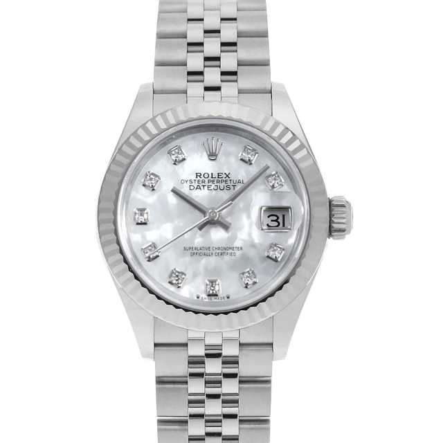 279174NG ホワイトシェル ROLEX（ロレックス）デイトジャスト 10P  