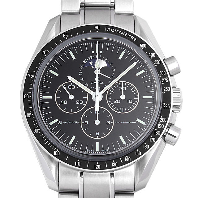 スピードマスター プロフェッショナル ムーンフェイズ 3576-50 メイン画像
