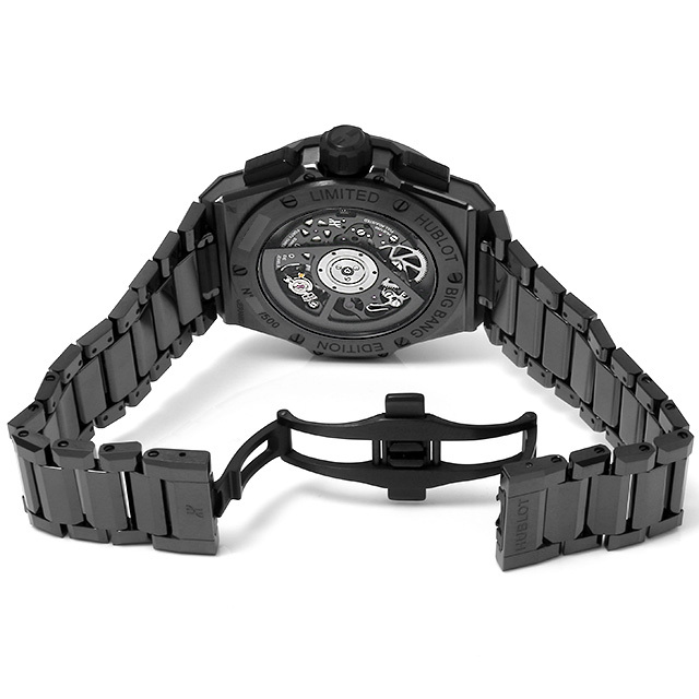 ウブロ ビッグバン黒ラバー時計（UNPI） Square Bang Unico All Black Diamonds 42 mm | Hublot