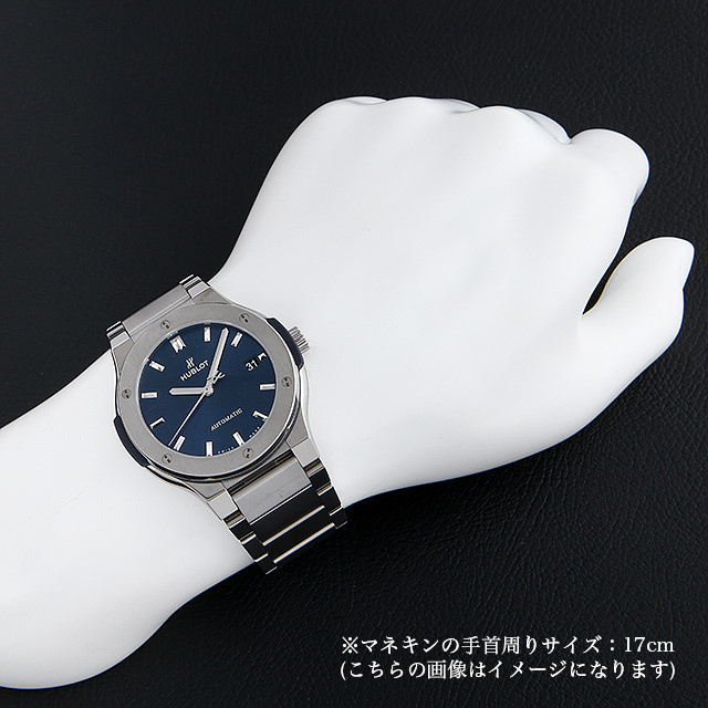 クラシック フュージョン ブルー チタニウム ブレスレット 510.NX.7170.NX サブ画像４